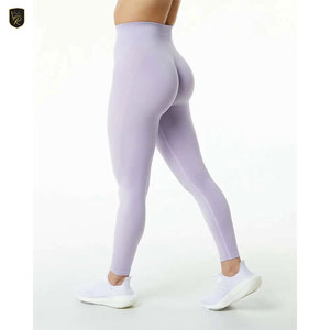 Leggings Deportivos de Moda para Mujer, Sin Costuras, Ligeros, de Tela Elástica, Cintura Alta, para Yoga, Gimnasio, Correr, Entrenamiento - Product Image 2