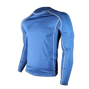 Durable Stretchable 100% Cotton <b>Compression</b> <b>Shirt</b> for Men Fitness Weightlifting Sweat Resistant Sun Protection Quick Dry - Product Image 5