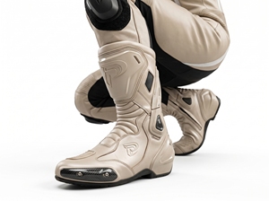 Durable Leather <b>High</b> <b>Top</b> Training <b>Boots</b> Beige All Seasons Lace Up Sport Shoes for Men - Product Image 4