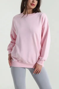 EVER GLOW <b>Women's</b> High Street Style Winter 100% Cotton Fleece Lined Breathable Windproof Quick Dry <b>Hoodie</b> Custom Heat-Transfer - Product Image 3
