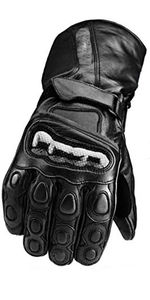 Professional Riding Motorbike <b>Gloves</b> Cowhide Leather Full Finger <b>Touch</b> <b>Screen</b> <b>Gloves</b> Carbon Knuckle Outdoor Protection Gear - Product Image 3