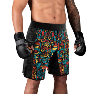 Nuevos Shorts MMA Unisex de Tela Suave, Ligeros, Ecológicos, de Secado Rápido, Transpirables y Elásticos, Material de Poliéster, Venta al Por Mayor - Product Image 3