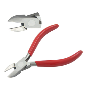 Lap Joint Side <b>Cutter</b> Stainless Steel PVC Handles 115mm Semi <b>Flush</b> Cut/Wire Cutting Plier Wire Stripper Jewelry Making DIY - Product Image 1