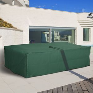 Funda para Sofá Seccional de Exterior Resistente, 97 x 65 x 26 Pulgadas, Impermeable, con Protección contra la Intemperie, Verde Oscuro - Product Image 4