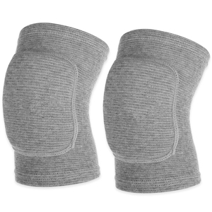 Genouillères rembourrées tricotées sur mesure pour le volleyball et le basketball, avec éponge épaisse anti-collision et compression élastique - Product Image 2
