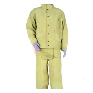Traje de Soldadura de Cuero de Alta Calidad con Protección Transpirable Ignífuga, Resistente al Calor hasta 1000°C para Industrias de Soldadura - Product Image 4