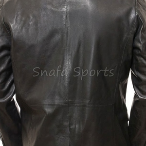 เสื้อแจ็คเก็ตหนังผู้ชาย เสื้อโค้ทดีไซน์ทันสมัย สตรีทแวร์หนา อุ่น แฟชั่นอินเทรนด์ ทนทาน - Product Image 5