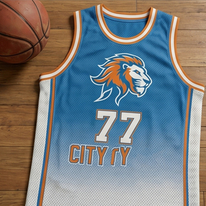 Maillot de basket sans manches personnalisé avec numéro d'équipe, 100 % polyester, hauts de basket sans manches - Product Image 1