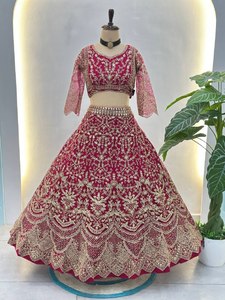 Latest Women Traditional Butterfly Net Lehenga Choli with <b>Sequins</b> Embroidery and Recycled <b>Materials</b> Net Dupatta Set for Party - Product Image 4