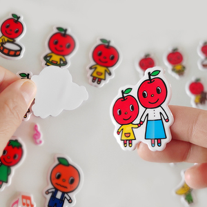 Pegatinas de PVC Personalizadas al por Mayor con Diseño de Frutas y Personajes Animados - Product Image 4