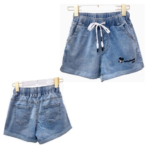 Bulk sale denim shorts high waist ripped distressed <b>stretch</b> jean shorts summer hot pants casual streetwear vintage For Women - Product Image 1