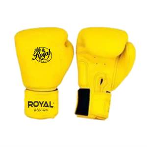 Gants de boxe pour le kick-boxing et le Muay Thai, gants d'entraînement professionnels avec fermeture à boucle et crochet, % cuir véritable - Product Image 1