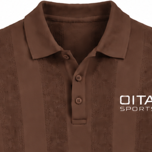 Pull en maille à manches longues pour homme, marron chocolat, motif rayé texturé vertical, poignets côtelés, pull décontracté de qualité supérieure - Product Image 3