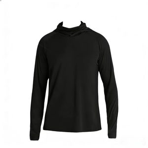 เสื้อตกปลาแบบมีฮู้ด แขนยาว ป้องกันรังสียูวี UPF 50 ระบายอากาศได้ดี กันน้ำ พิมพ์ลายแบบซับลิเมชั่น ป้องกันแบคทีเรีย ผลิตจากโพลีเอสเตอร์ 100% - Product Image 3