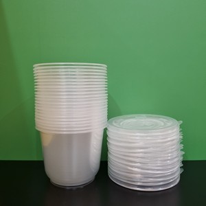 Super Quality Factory 16oz 24oz 28oz Plastic PP Disposable <b>Dessert</b> Container Round Clear Bowl Cup Fruit <b>Boxes</b> with Lid Packaging - Product Image 4