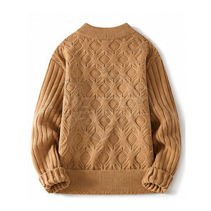 Nouveau design – Pull en laine 100 % respirant pour homme, tricot doux, idéal pour l'hiver, les loisirs, les voyages, le bureau et la mode du week-end - Product Image 2