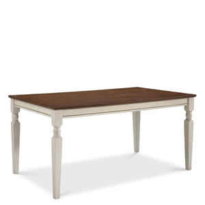 Mesa de comedor rectangular para exterior e interior, mesa de comedor de madera, muebles clásicos sencillos para exterior e interior - Product Image 2