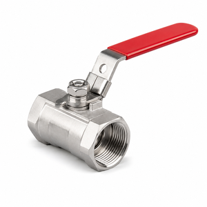 Vanne à boisseau sphérique en acier au carbone de 4 pouces à filetage femelle, à commande manuelle, à passage plein, norme DIN, avec joint en PTFE, vanne de régulation d'eau OEM - Product Image 5