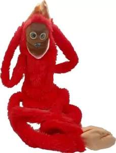 Marioneta de Mono Parlanchín Ventriloquista ROJA - Product Image 3