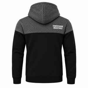 Sudaderas casuales de color sólido para hombre, con la mejor costura, doble cremallera, corte regular, nuevas sudaderas para hombre - Product Image 2
