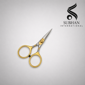 Ciseaux de barbier de qualité professionnelle avec une poignée confortable, coupe de cheveux précise, légers, durables, en acier inoxydable, revêtement en titane - Product Image 2