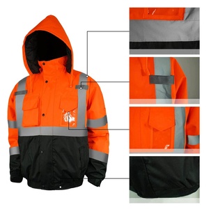 Top Trending Premium High Visibility Unisex Reflective Safety <b>Jacket</b> Hooded Winter Waterproof Breathable Safety <b>Jacket</b> - Product Image 4