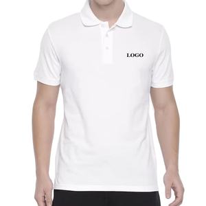 Polo T-shirts décontractés personnalisés pour hommes, haute qualité, été, rose teint, manches noires, vente en gros - Product Image 1
