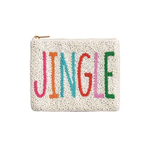 Bolso mini con cremallera y bordado de escorpión y limón, con cuentas de semillas únicas y un estilo llamativo, de la India. - Product Image 2