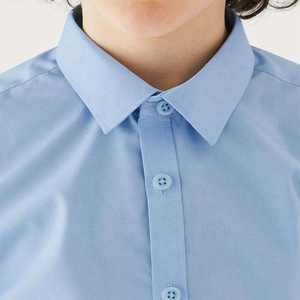 Nouveaux modèles d'uniformes scolaires britanniques de haute qualité en promotion, chemise bleu clair pour enfant, uniforme scolaire - Product Image 2