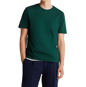 Camiseta Deportiva para Hombre 2025, 100% Algodón Tejido, Ecológica, de Secado Rápido, Transpirable, Corte Holgado, Ropa Deportiva de Alta Calidad - Product Image 3