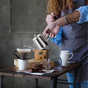 Tetera de Acero Inoxidable Ecológica con Tapa y Asa, Diseño Moderno con Acabado Espejo para Servir en Casa, Hotel o Restaurante - Product Image 1