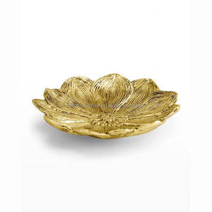 Plateau décoratif en aluminium personnalisé de haute qualité maisons et jardin plateau de décoration en gros avec fini antique plaqué or - Product Image 1