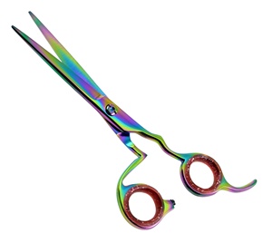 KOUNAIN-Tijeras profesionales de acero inoxidable para el cabello, 5,5 pulgadas, con punta de hoja Roma para corte de pelo liso - Product Image 2