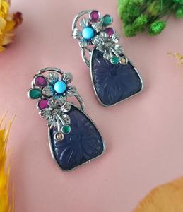 Magníficos Pendientes de Gota de Moissanita Fina de Primera Calidad, Chapados en Plata sobre Latón, para Mujeres y Niñas, para Usar en Fiestas Nocturnas, a la Moda - Product Image 4