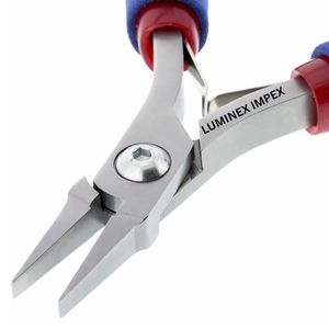 Short Smooth Jaw Flat Nose <b>Pliers</b> Precision Jewelry Making Forming Tool Professional Hand Tool Stainless Steel High Quality - Product Image 2