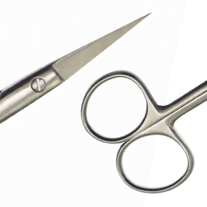 Ciseaux à cuticules professionnels en acier inoxydable, droits, pour manucure et pédicure - Product Image 6