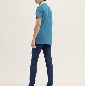 Nueva llegada Polo camisa hombres sólido Casual algodón Polo suelta de gran tamaño de manga corta hombres Polo camiseta ropa - Product Image 3