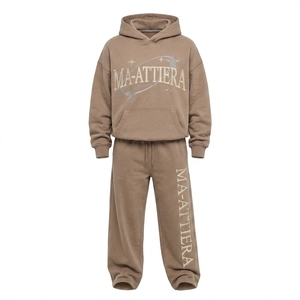 Conjunto Deportivo de Dos Piezas para Mujer, Sudadera Holgada y Pantalones Anchos, Ropa Casual Premium de Estilo Urbano - Product Image 3