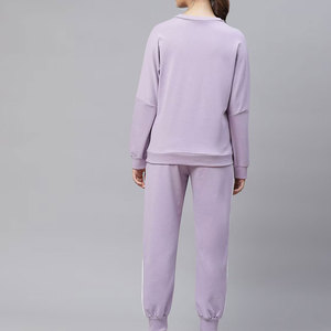 Survêtement de maternité à capuche imprimé 100 % coton pour femme – Idéal pour l'automne, le fitness et le style – Garde vous au frais et confortable toute la journée - Product Image 3