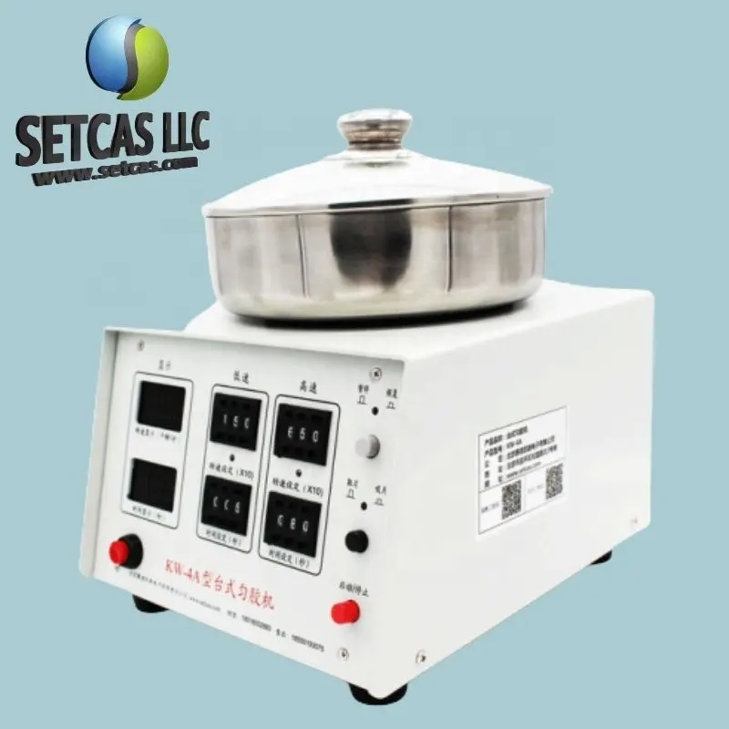 Setcas KW-4A интегрированное устройство напыления для нанесения покрытия для лабораторий горячего расплава клея машина с вакуумным насосом и патроны, прямые продажи с фабрики, гарантия на один год