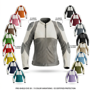 Chaqueta de Motociclismo de Malla de Poliéster con Diseño Innovador 2026, Protección Transpirable para Verano, Logotipo Personalizado - Product Image 1