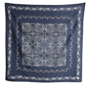 Bandana personnalisé 100% coton, foulards imprimés numériquement, petit foulard carré fait main pour femmes, bandeau, produit tendance - Product Image 1