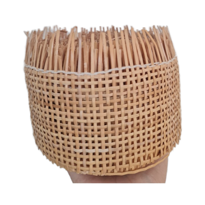 Maille tissée en rotin foncé la plus vendue pour armoire, projets de bricolage, sangle de canne à tissage radio, canapé de meuble de 18 pouces - Product Image 1