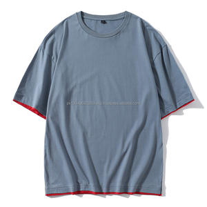 Yls alta calidad sin marca en blanco 250gsm 100% Material de algodón camiseta impresión personalizada para hombres - Product Image 1