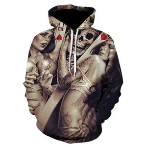 Sweat-shirt à capuche personnalisé avec votre photo, imprimé par transfert thermique, en polaire, pour l'automne, impression intégrale, pull-over pour homme et femme - Product Image 3