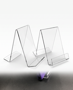 Nuevos y Elegantes Exhibidores de Libros de Acrílico Transparente Cortados con Láser |   Estanterías Elegantes para Librerías y Ferias Comerciales - Product Image 3