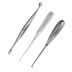 Juego de Curetas Óseas PISSCO, Instrumentos Ortopédicos para Columna Vertebral, Cureta Cervical, Retractor Quirúrgico, 3 Piezas - Product Image 6