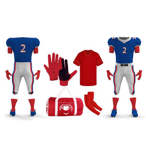 Producto Popular: Uniforme de Fútbol Americano con Bolsas, Uniforme de Fútbol Americano de Calidad con Bolsas - Product Image 1