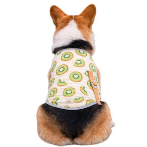 Chaleco sin mangas para perros, estilo deportivo, ropa de verano para mascotas, abrigos de algodón tipo jersey, ropa transpirable para cachorros, para pedidos al por mayor - Product Image 3