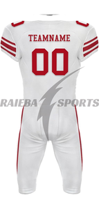 Uniforme de football américain sur mesure, sublimation, qualité supérieure, tissu respirant extensible dans quatre directions, vêtements portés par les équipes de football américaines - Product Image 3